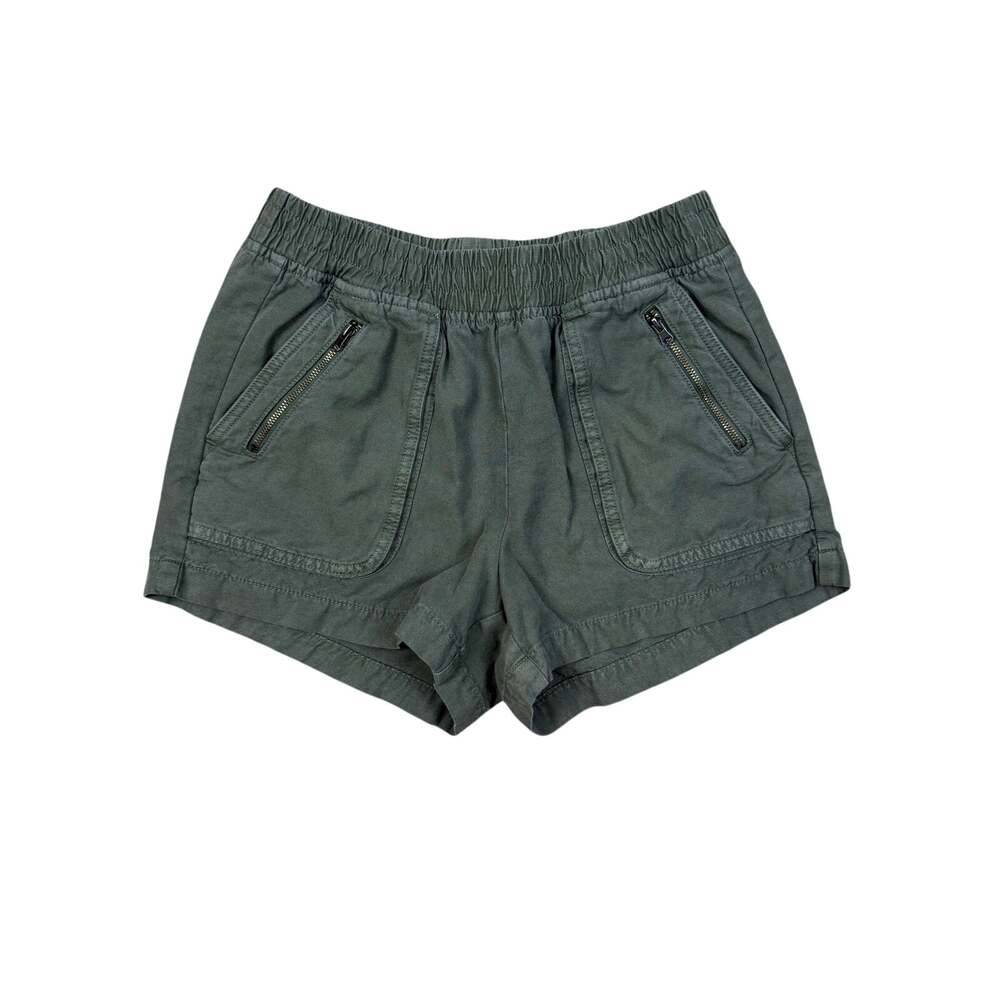 Aerie green cargo shorts with zipper pockets, size S #cargo #utility
